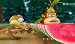 猪吃瓜搞笑视频,萌宠演绎欢乐喜剧